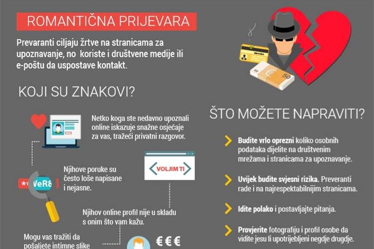 Policija upozorava: 'Ne vjerujte romantičnim zavodnicima na internetu'